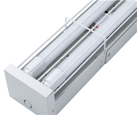 IP20 wire guard LED tube batten light